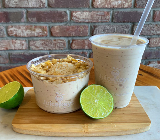 Key Lime Pie Smoothie and Bowl
