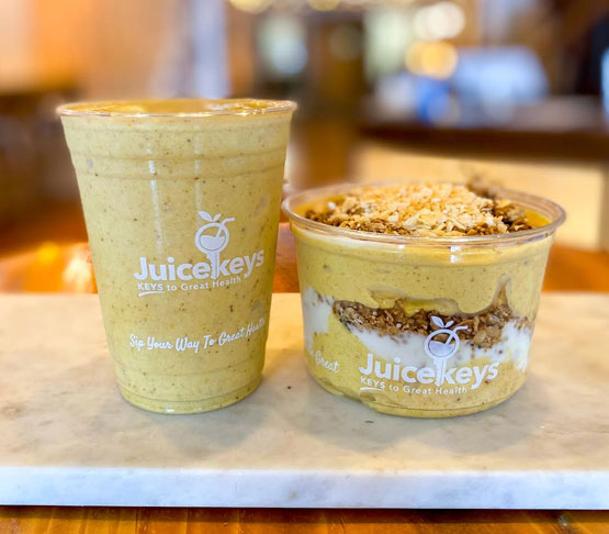 Picture of Pumpkin Pie Power Bowl and Smoothie